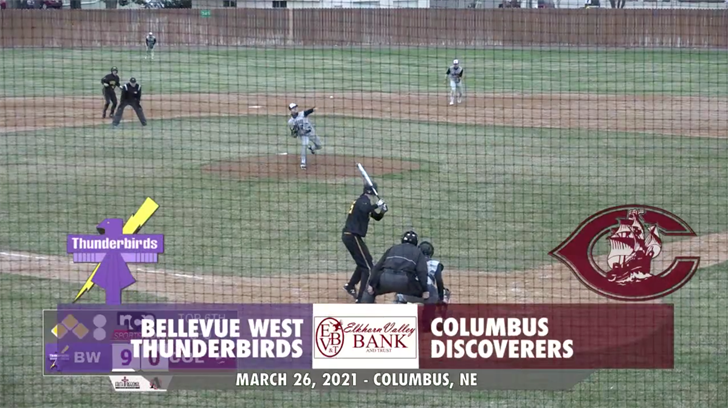 MARCH 26 - Bellevue West vs Columbus DH (NCN TV)