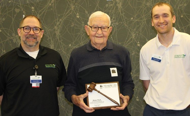 Cedarwood Assisted Living Chairman Homer Ward Honored For 20 Yea NEWS