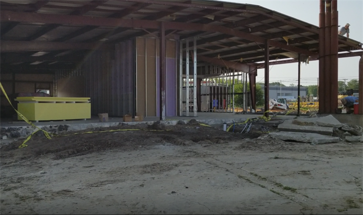 Site of future Dominoes Pizza franchise