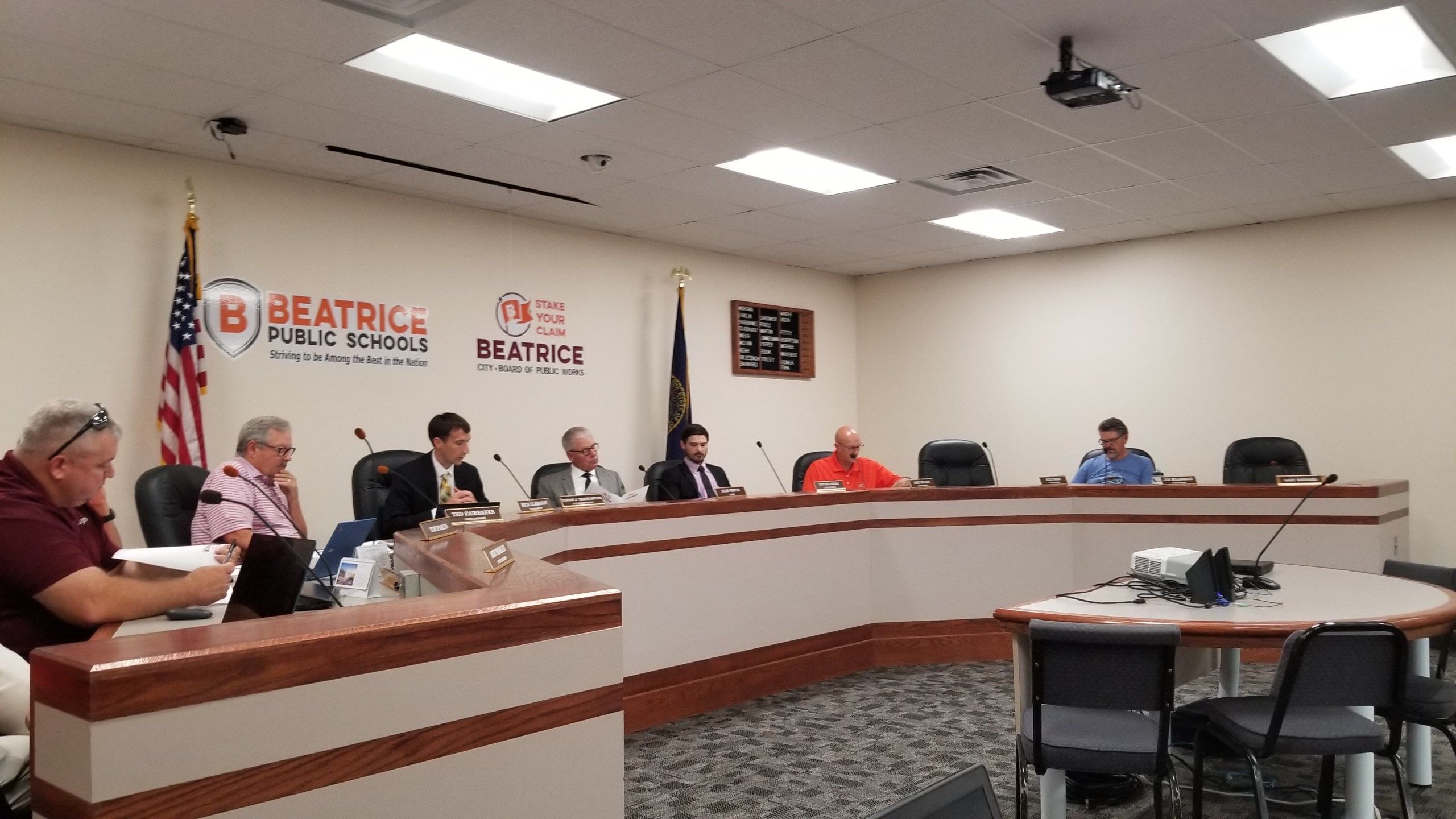 Beatrice City Council work session