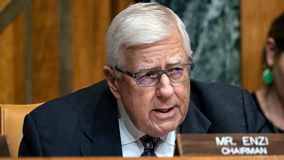 Retired Sen. Mike Enzi died after breaking his neck in a bicycle accident.