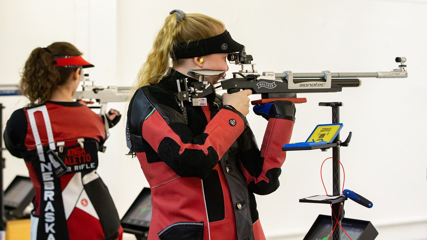 Cecelia Ossi is one of five shooters back fror the Huskers in 2021-22.