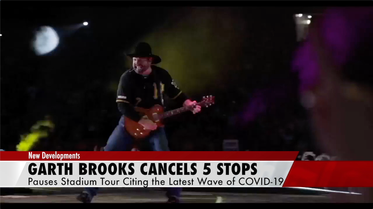 And the COVID rolls, Garth Brooks cancels next five stops NEWS