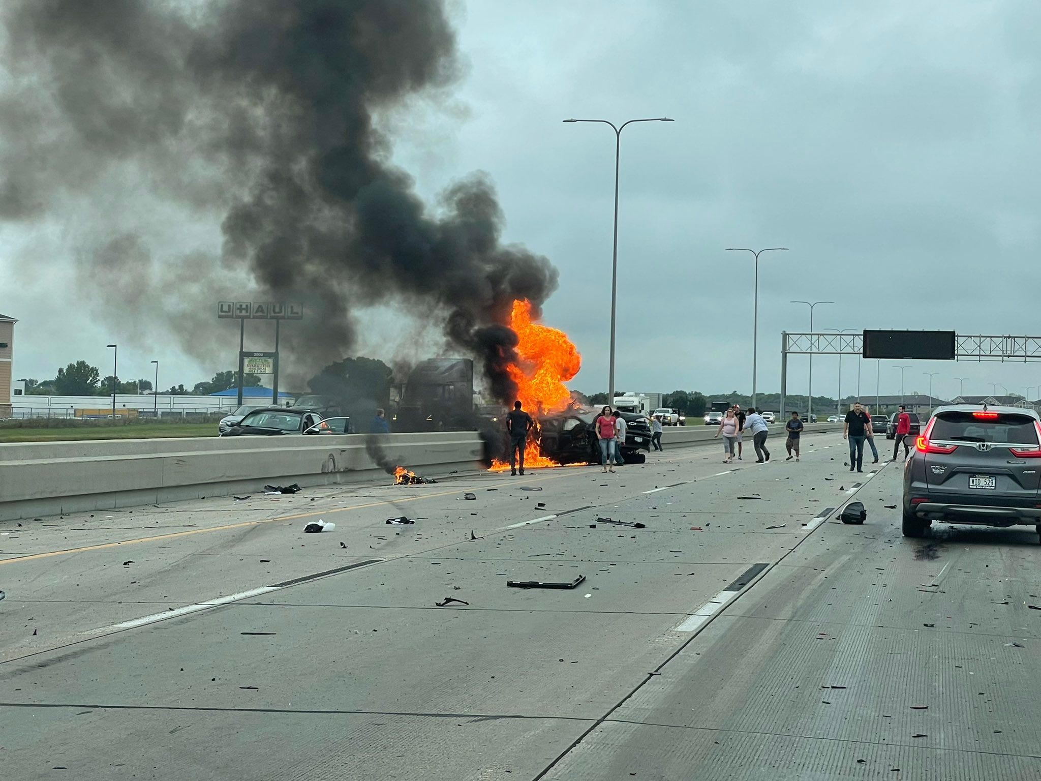 I-80 multi-car accident