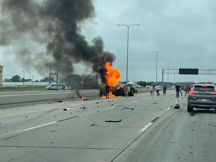 I-80 multi-car accident