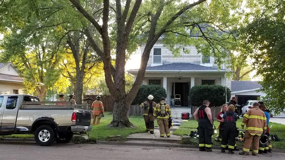 Family notices fire...Wymore, Blue Springs firefighters battle flames