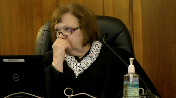 District Court Judge Vicky Johnson presides over the aggravation/mitigation hearings in the Bailey Boswell first-degree murder case.