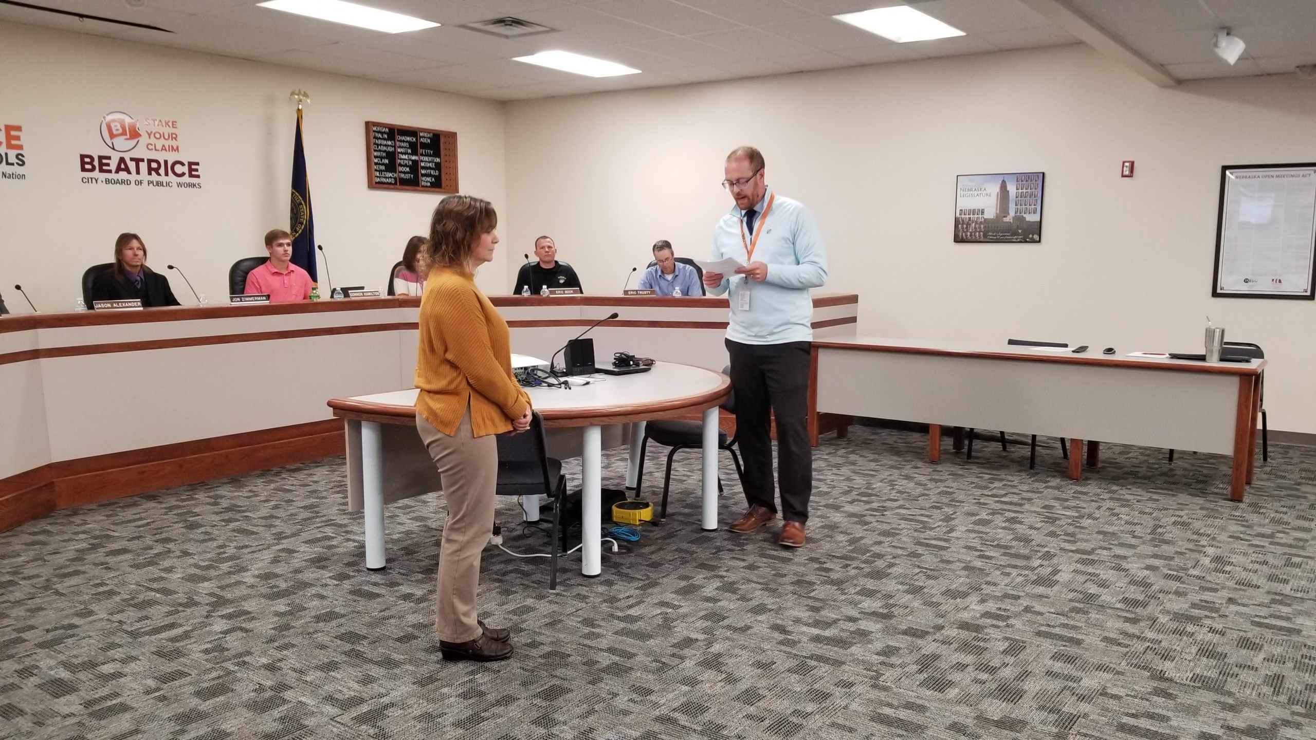 Beatrice Middle School Instructor Jodi Fakler