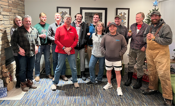 Pictured are some of the travelers housed at the Holiday Inn Express & Suites in Chadron during the recent blizzard