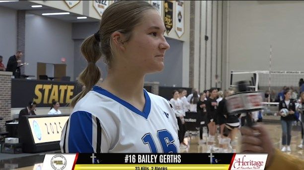 BAILEY GERTHS - GACC Player of the Game vs BATTLE CREEK - 102325