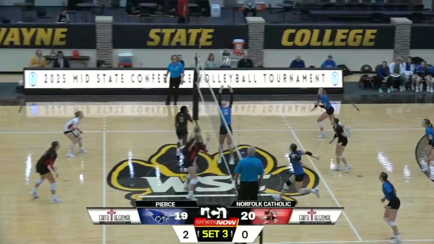 Pierce beats Norfolk Catholic to claim fifth straight Mid-State Conference title, GACC takes third