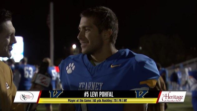 Levi Pohfal - Kearney Player of the Game vs Columbus - 103125